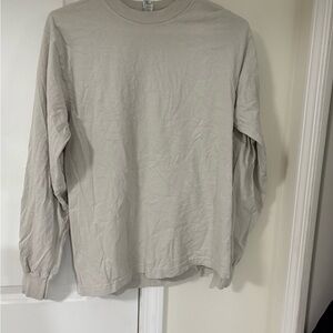 Los Angeles Apparel Light Gray Long Sleeve Tee